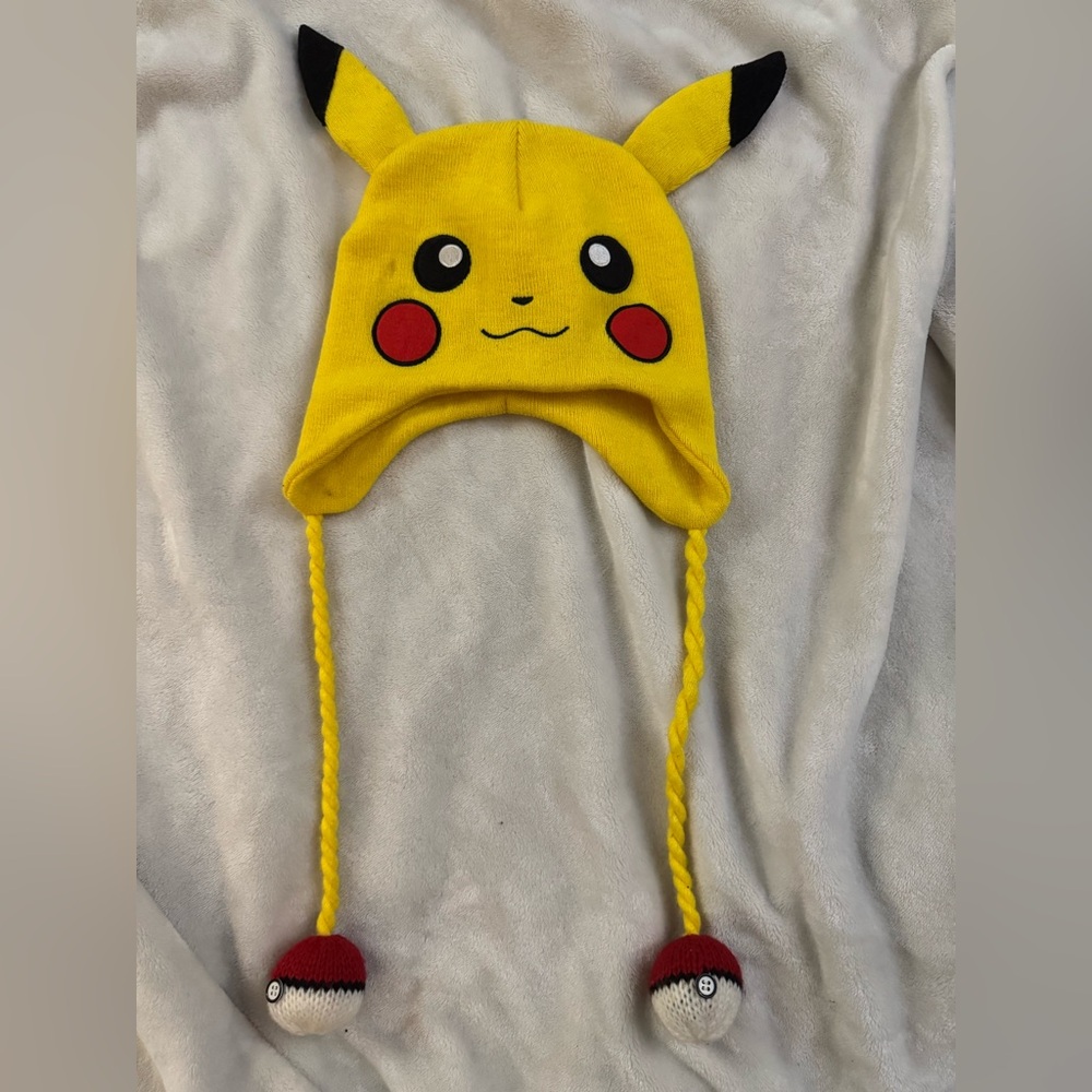 Hot Topic Yellow Pikachu Hat
